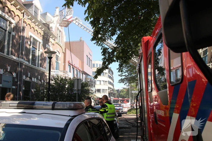 Brand op bovenverdieping woning