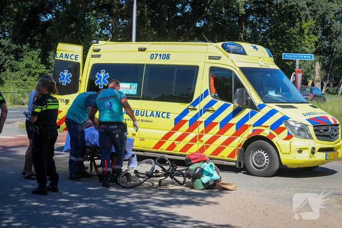 Fietser gewond bij aanrijding met auto