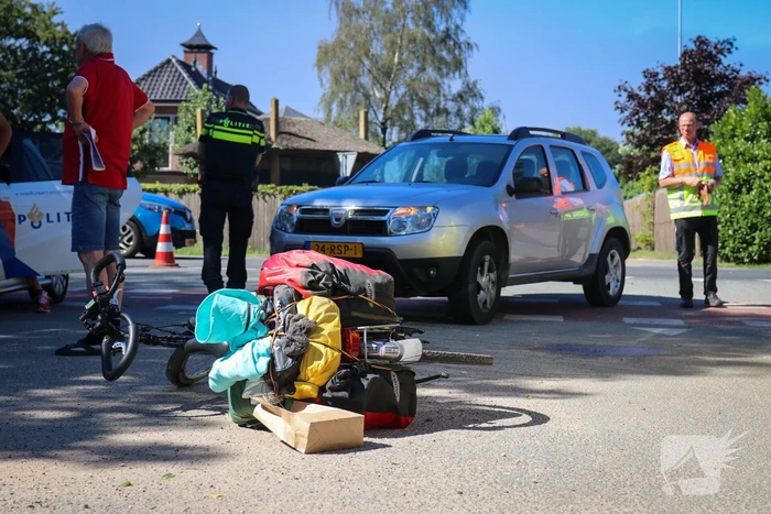 Fietser gewond bij aanrijding met auto