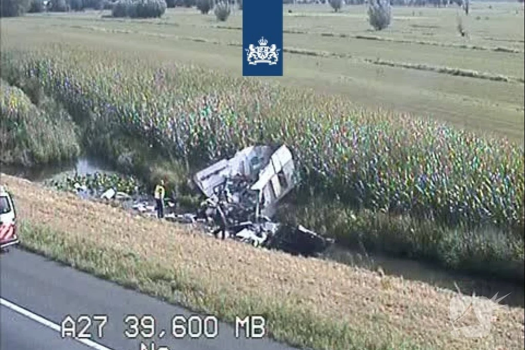Rijksweg A27 112 meldingen Hoogblokland 