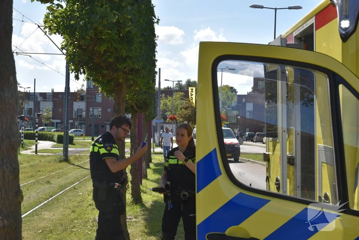 Auto raakt van de weg en knalt vol op boom