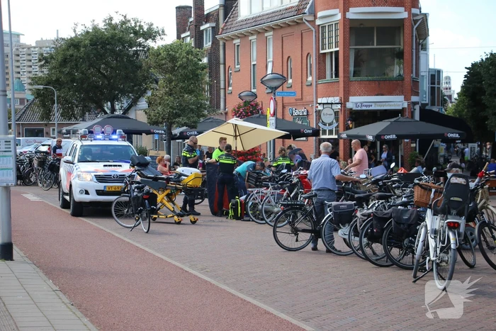 Traumahelikopter landt voor incident op terras