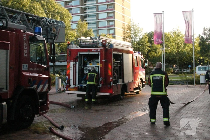 Bewoner dooft in brand gevlogen pan met doek