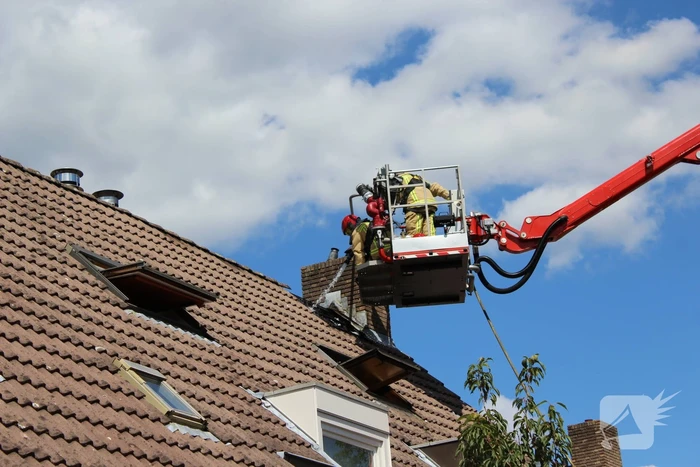 Woning loopt grote schade op na brand