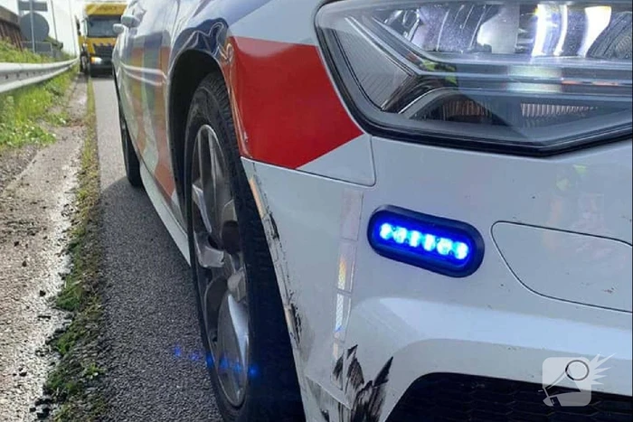 BMW klemgereden na achtervolging