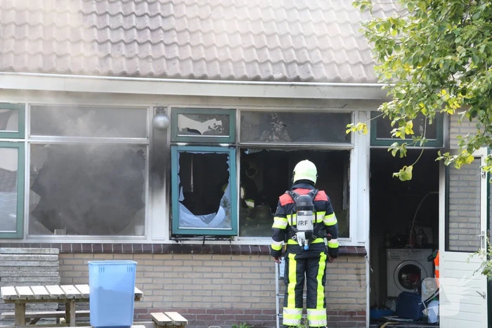 Woning volledig verwoest door uitslaande brand