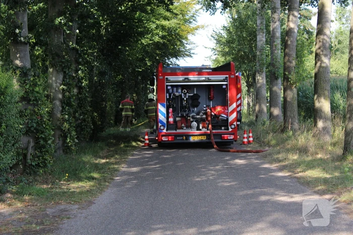 Meerdere weilanden in brand