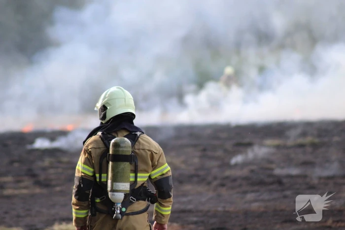 Meerdere weilanden in brand