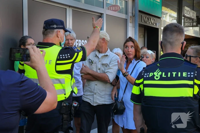 Demonstratie tegen mondkapjesplicht