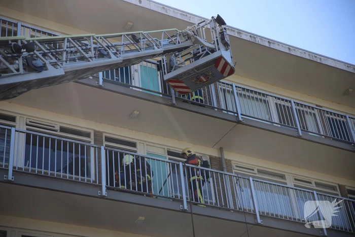 Brand op derde verdieping van flatgebouw