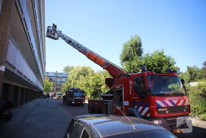 Brand op derde verdieping van flatgebouw