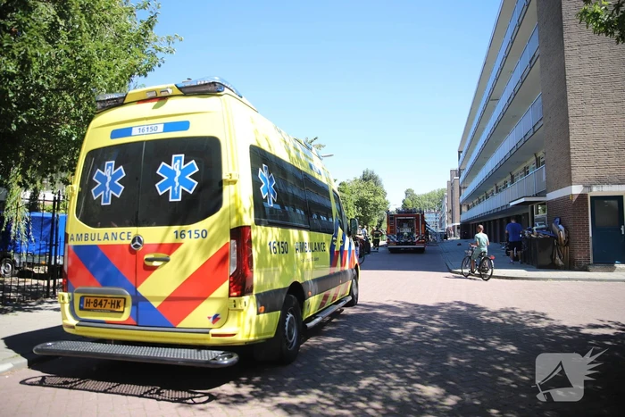 Brand op derde verdieping van flatgebouw