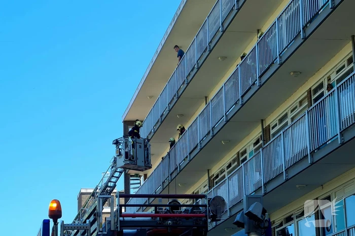 Brand op derde verdieping van flatgebouw