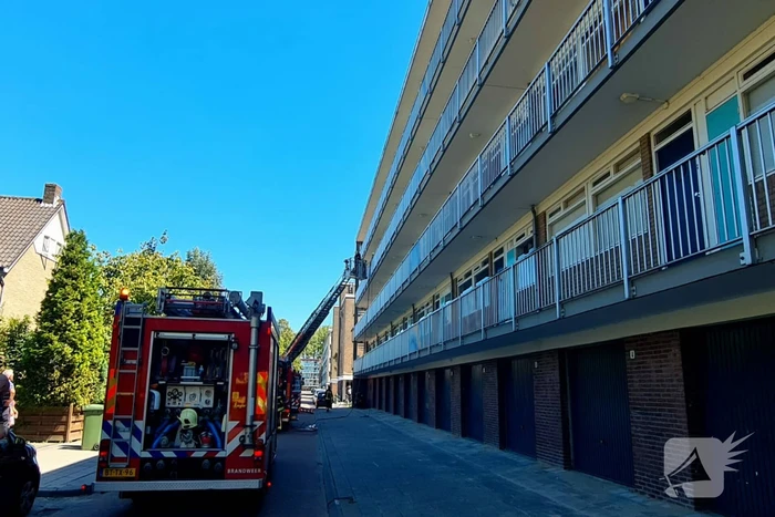 Brand op derde verdieping van flatgebouw