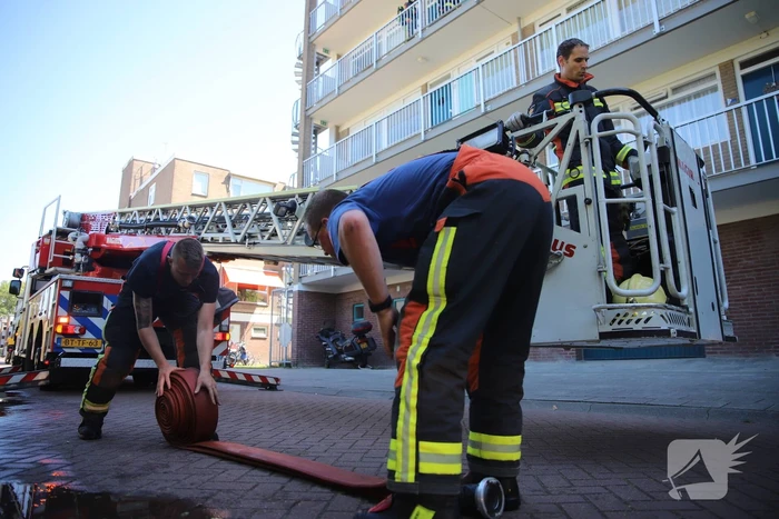 Brand op derde verdieping van flatgebouw