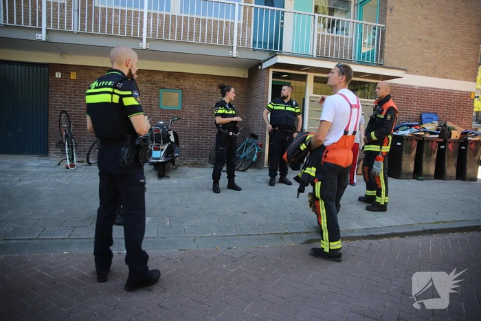 Brand op derde verdieping van flatgebouw