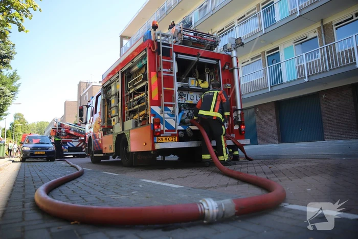 Brand op derde verdieping van flatgebouw