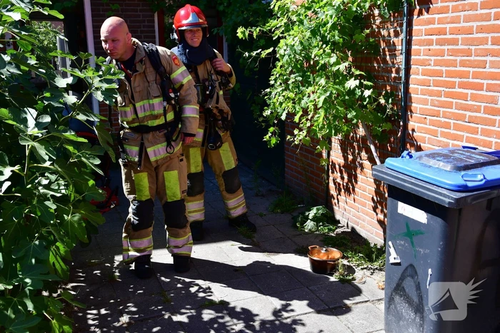 Vergeten pan op het vuur zet woning vol rook