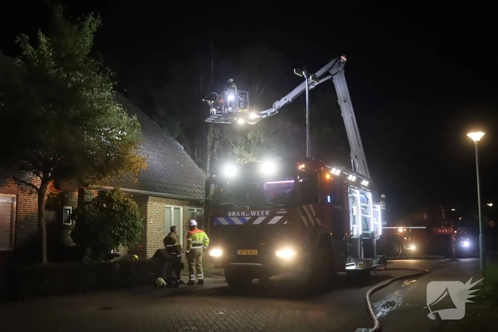 Enorme schade na brand bij woning