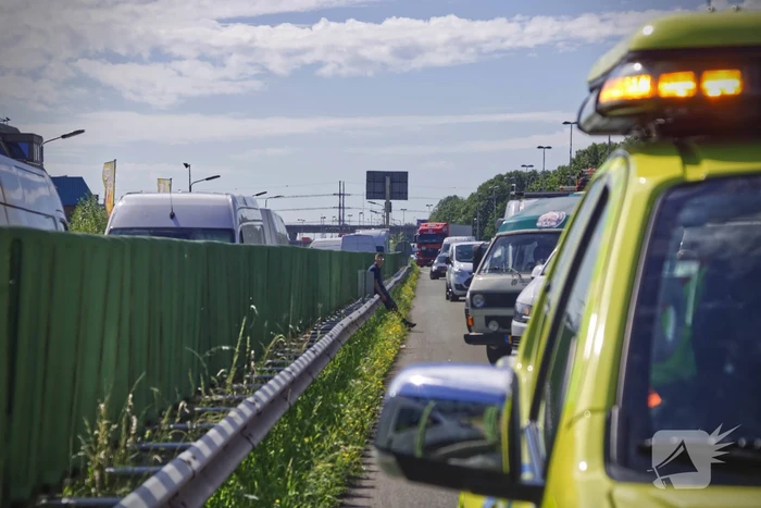 Verkeerschaos na crash met auto