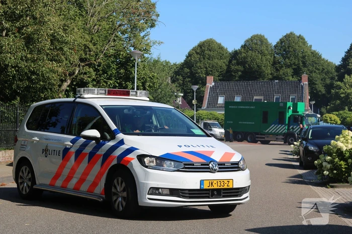 Grote brand in keuken van woning