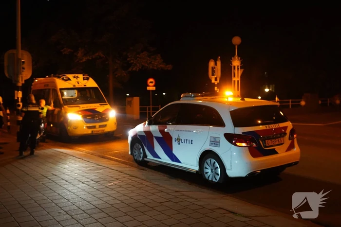 Scooterrijder onderuit na uitwijkmanoeuvre