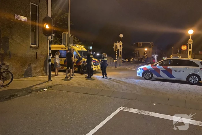 Scooterrijder onderuit na uitwijkmanoeuvre
