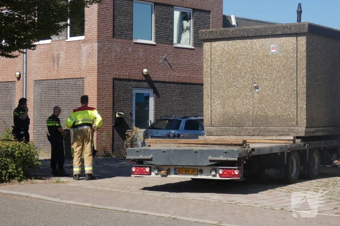 Gaslucht bij werkzaamheden gasgebouw