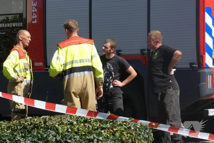 Gaslucht bij werkzaamheden gasgebouw