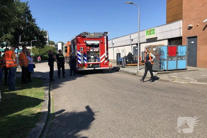 Poiesz supermarkt ontruimd na brand