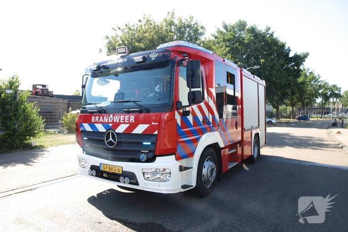 Brand bij schroothandel De Bruin Recycling