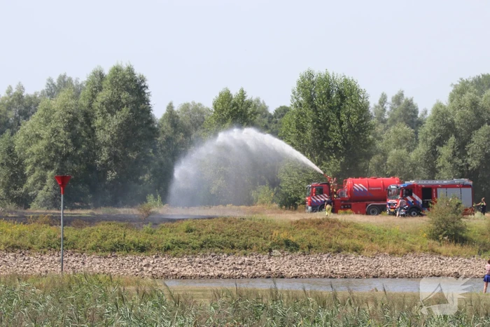 Grote natuurbrand gaat gepaard met veel rook