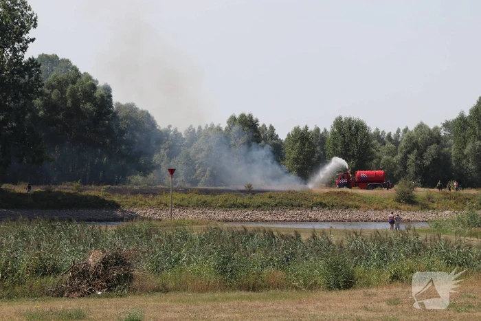 Grote natuurbrand gaat gepaard met veel rook