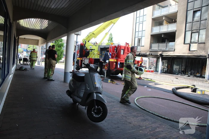 Grote brand Domino's Pizza