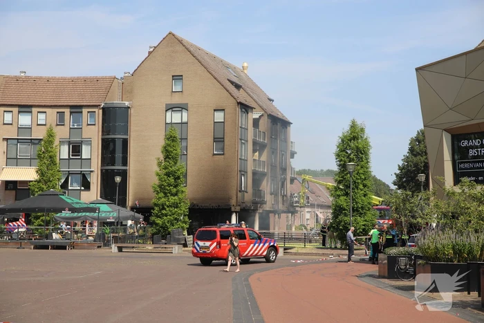 Grote brand Domino's Pizza