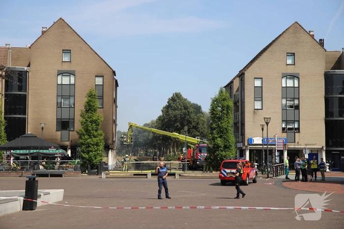 Grote brand Domino's Pizza