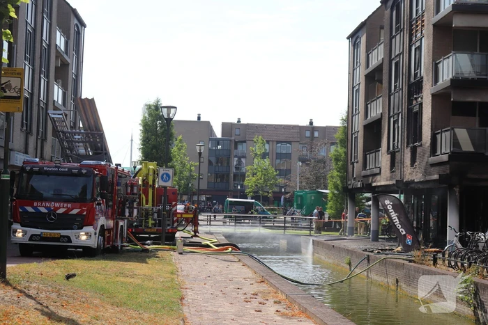 Grote brand Domino's Pizza