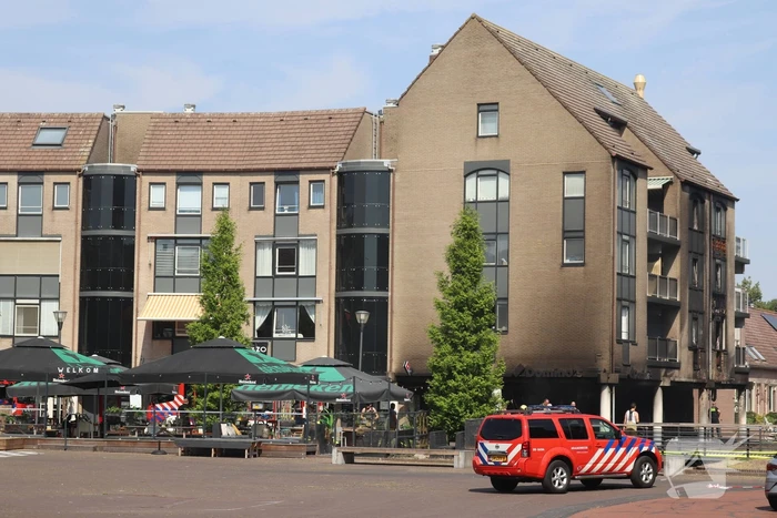 Grote brand Domino's Pizza