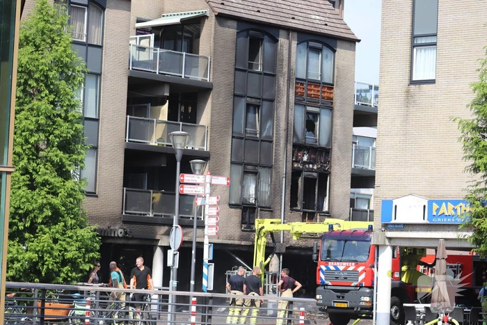 Grote brand Domino's Pizza