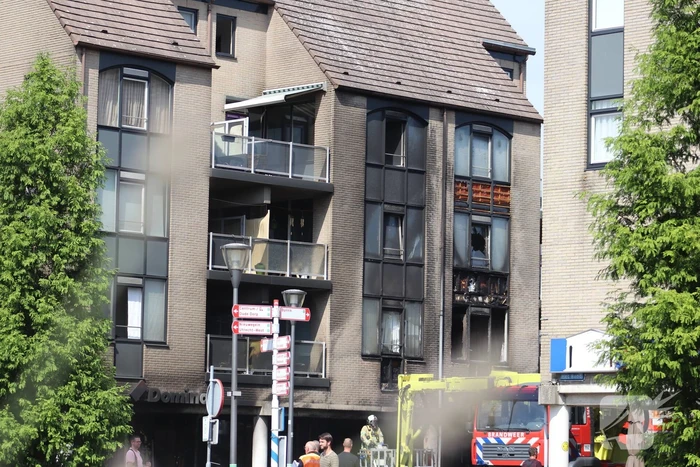 Grote brand Domino's Pizza