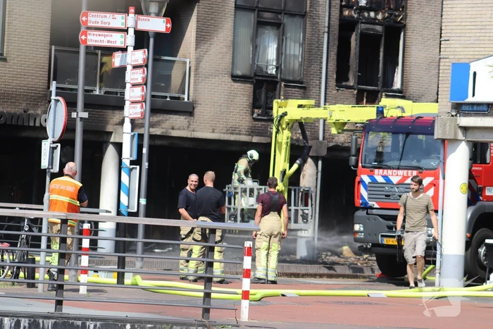 Grote brand Domino's Pizza