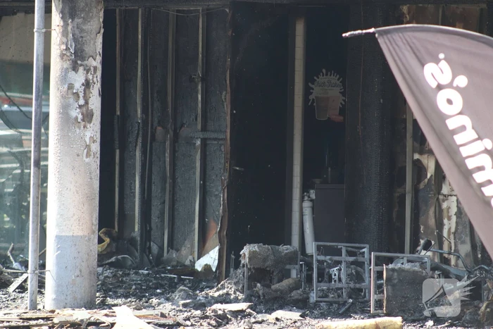 Grote brand Domino's Pizza