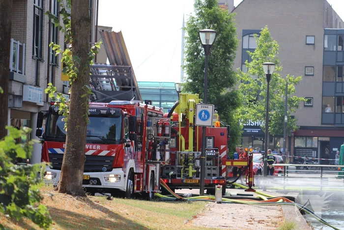 Grote brand Domino's Pizza