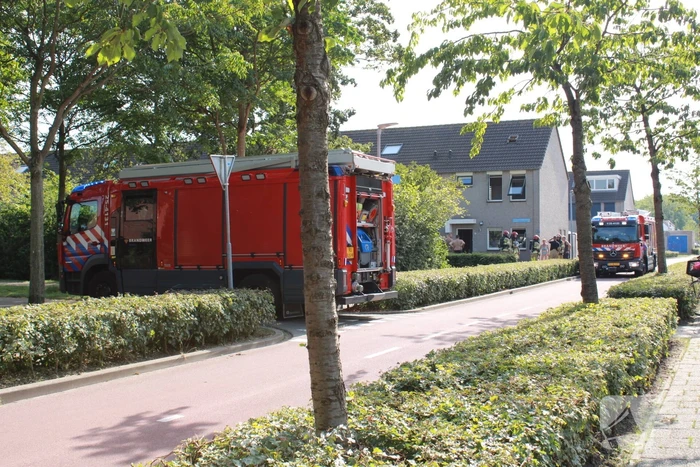Woning geventileerd na brand in keuken