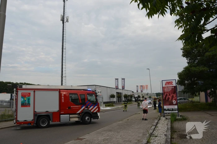 Brand in zendmast