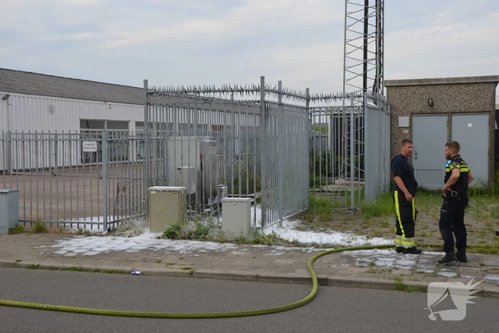 Brand in zendmast