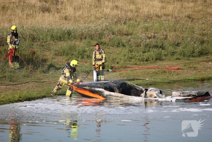 Speedboot vat vlam