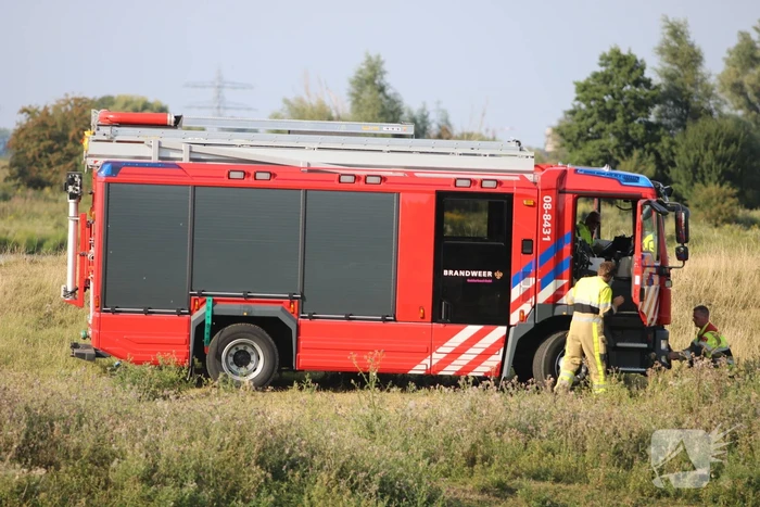 Speedboot vat vlam