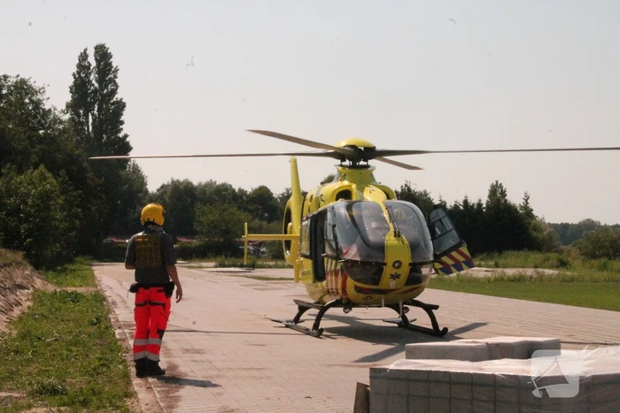 Traumahelikopter ingezet voor incident met kindje