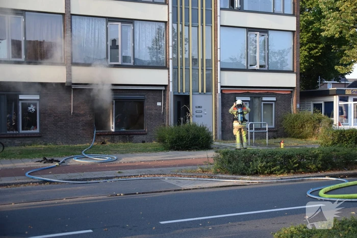 Brand in woning